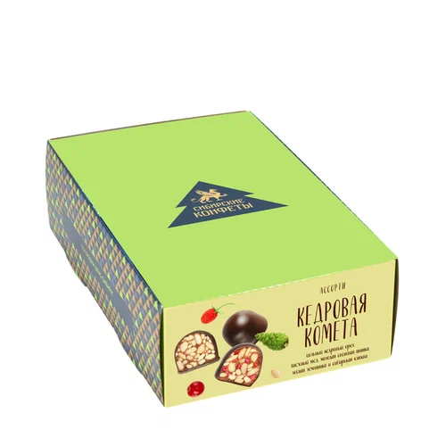 №2 Кедровая комета Ассорти (9429) (классика, клюква, шишка, земляника), 540г   в Торжке