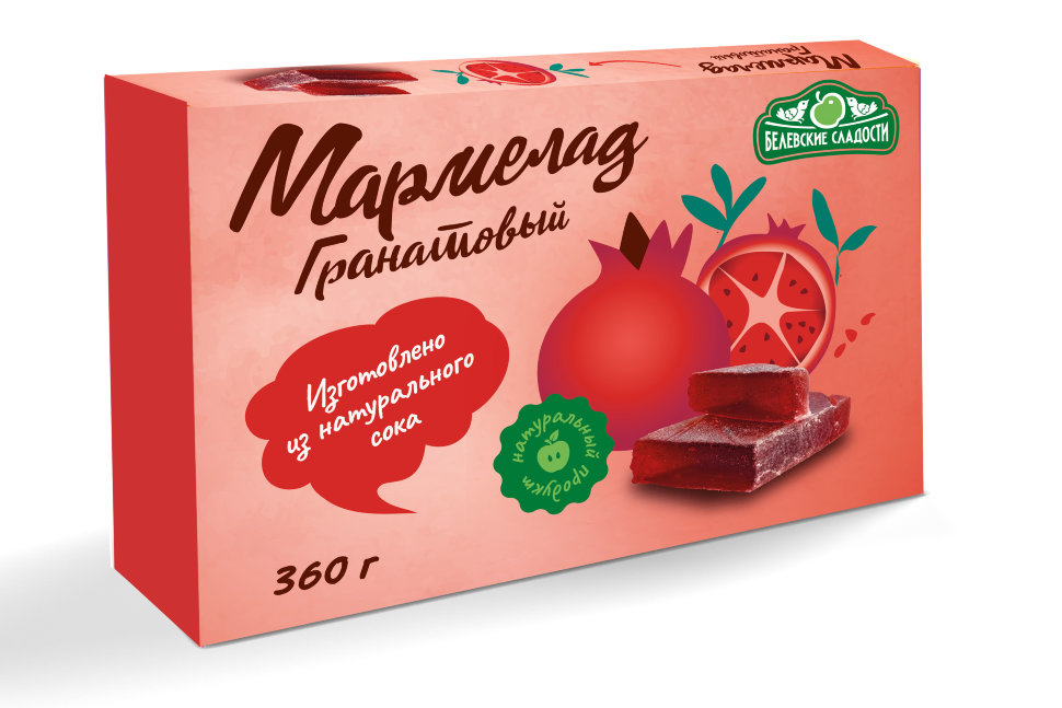  Мармелад  "Гранатовый" белевский 360г  в Торжке