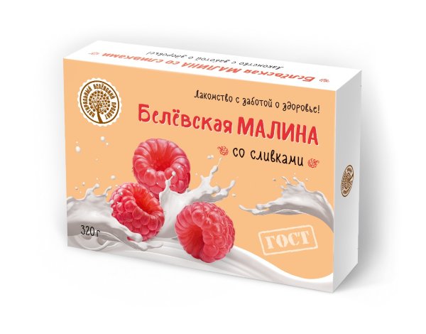 №2 Малина со сливками Белёвская, 320г   в Торжке