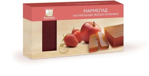  Мармелад пластовый 210г Яблоко-Клубника в Торжке