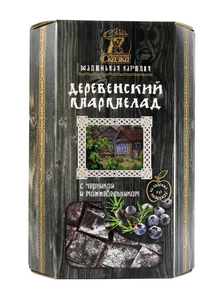  Мармелад деревенский "С черникой и можжевельником" 300г в Торжке